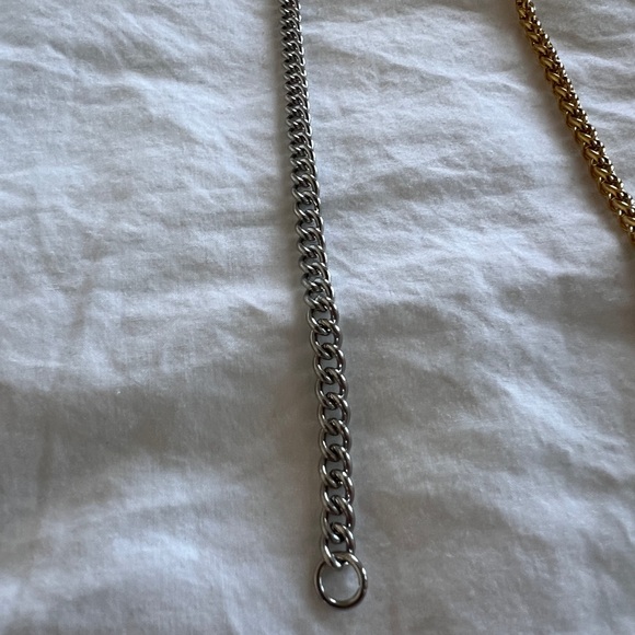 Four piece gold plated and silver necklace and bracelet set - Picture 5 of 10